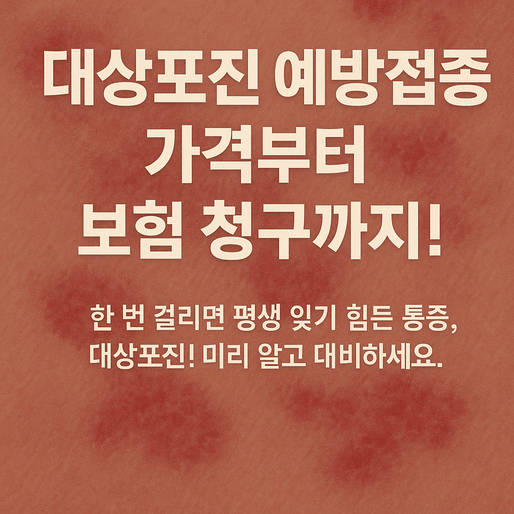대상포진 예방접종 가격