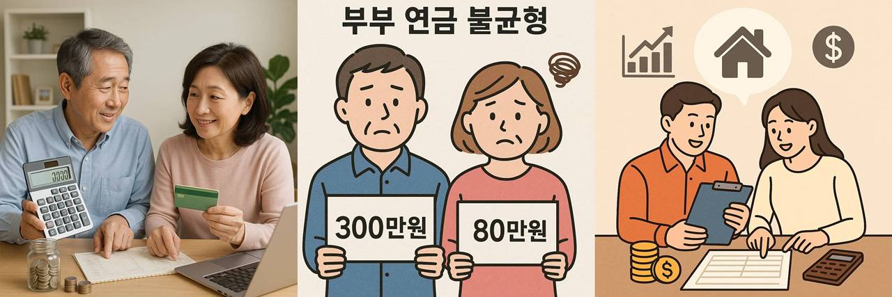 부부 재정관리, 연금 불균형, 공동 재정설계