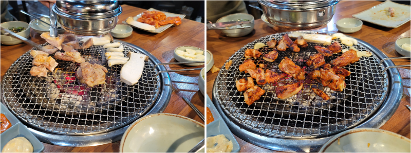 소금 및 양념 닭갈비