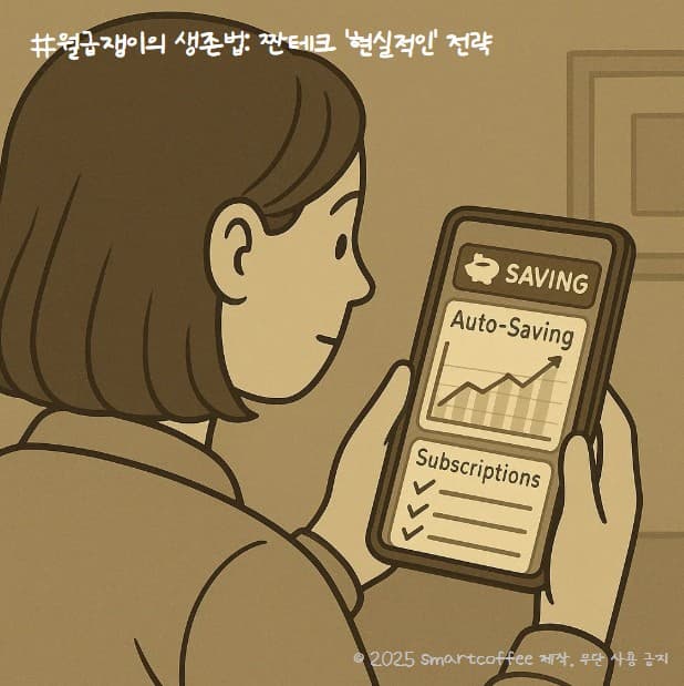 월급쟁이의 생존법: 2025년 짠테크 '현실적인' 전략 가이드