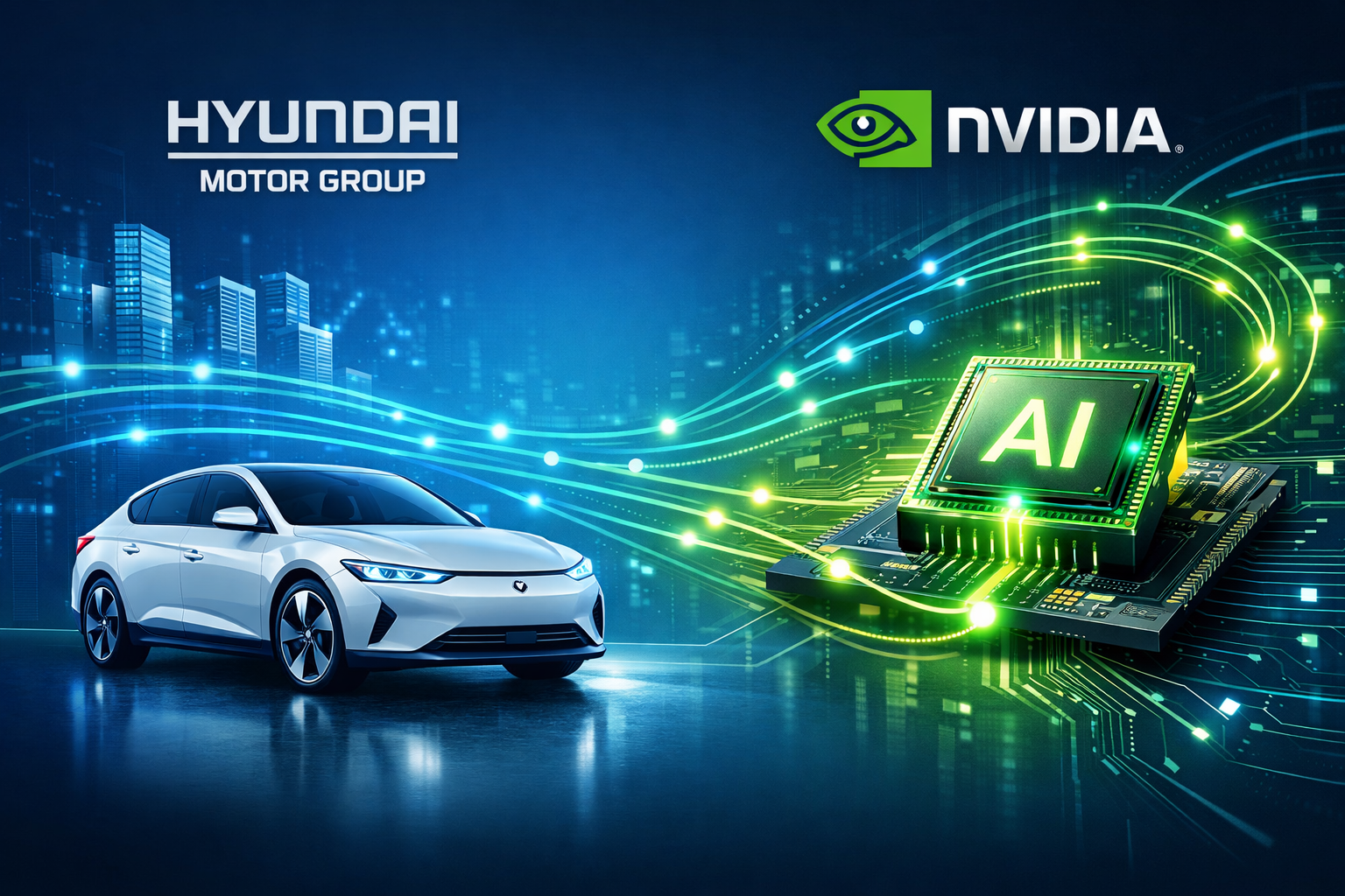 현대차 엔비디아 AI 협력 이미지