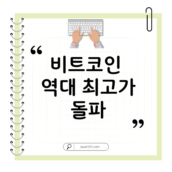 비트코인 최고가 돌파