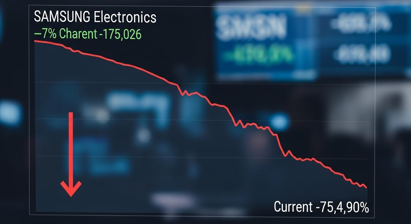 삼성전자 주가 하락?