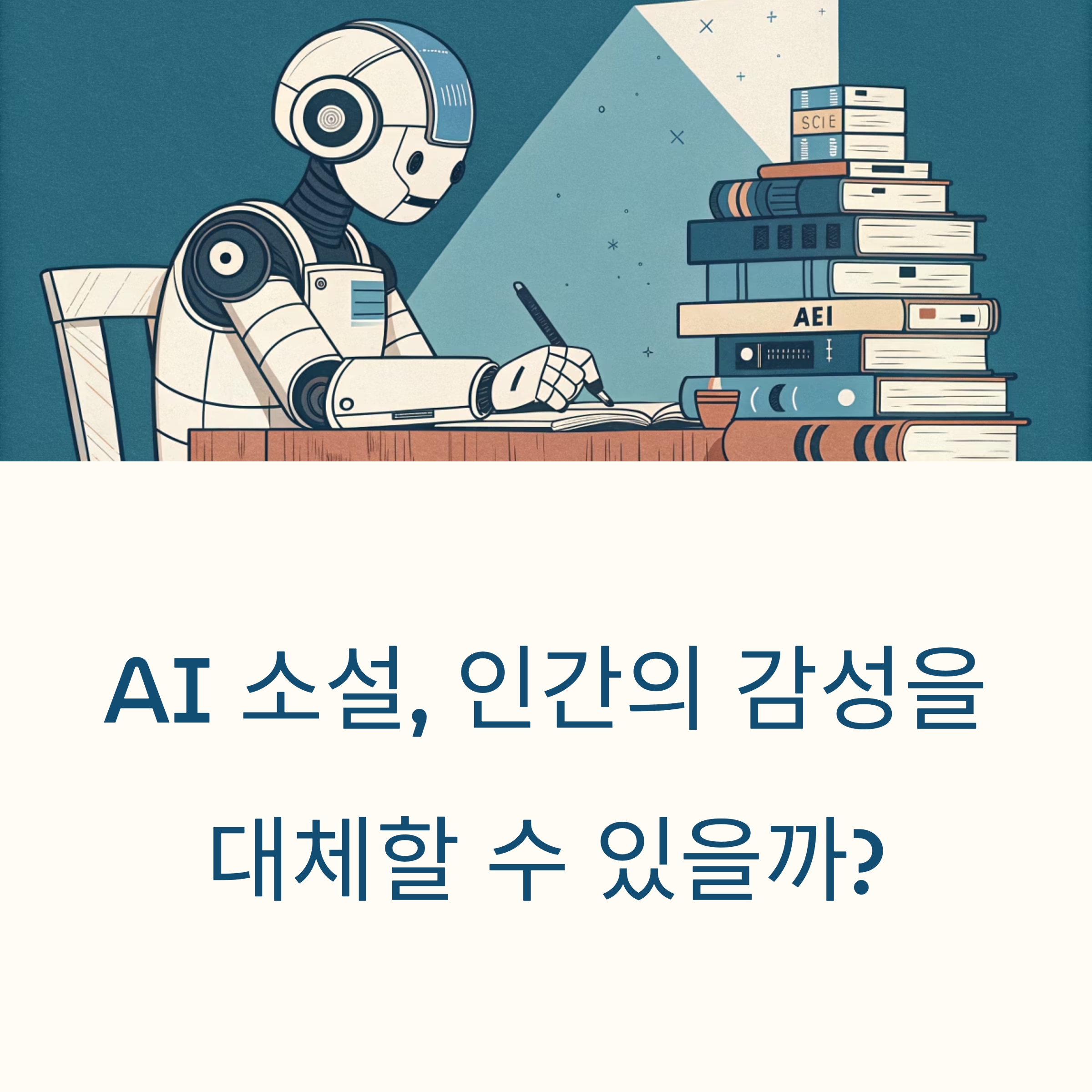 AI가 쓴 소설, 진짜 문학일까? 감성, 표현력, 주제성 등 핵심 요소를 바탕으로 인간 작가와의 차이 분석