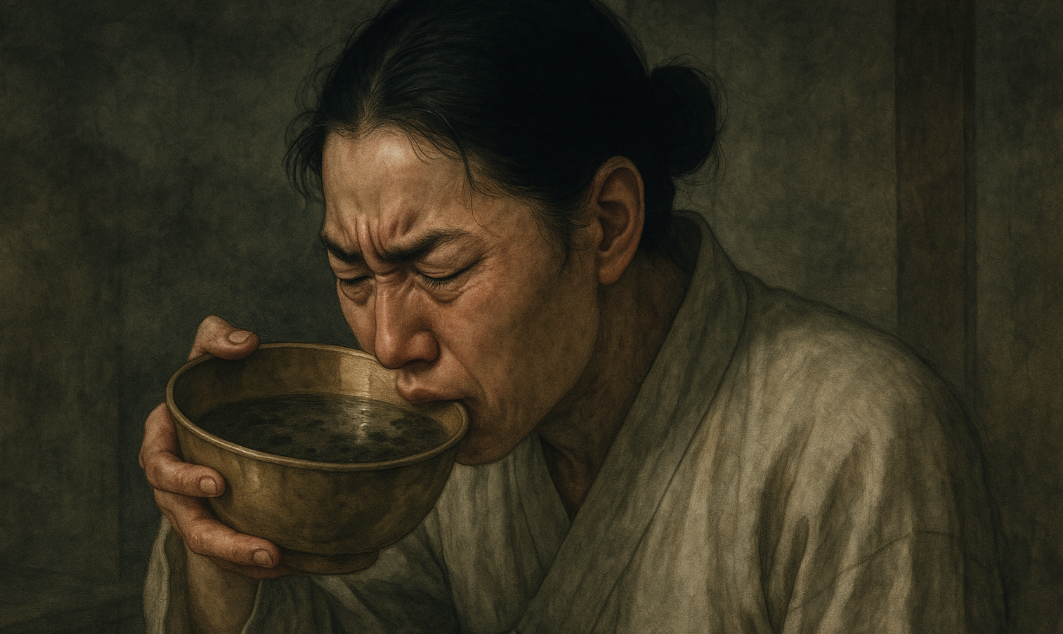 탁하거나 더러운 물을 마시는 꿈 해몽