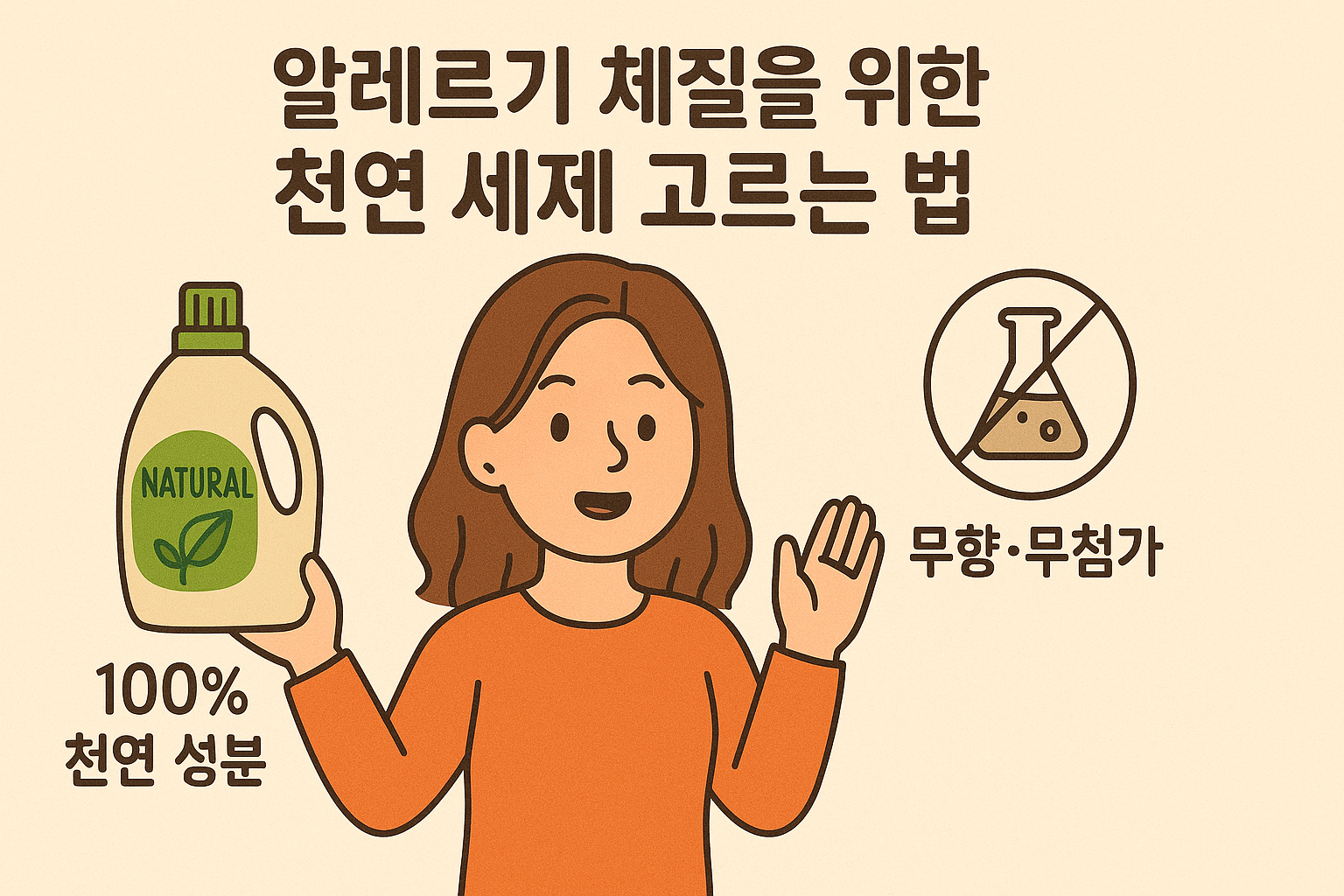 알레르기 체질을 위한 천연 세제 고르는 법