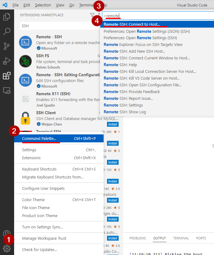 VS Code - Remote-SSH 접속