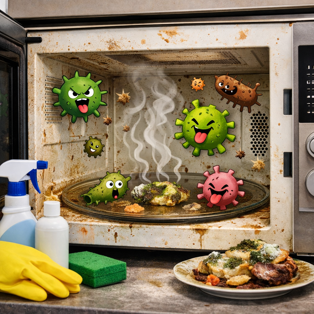 전자레인지 청소의 중요성 (세균 번식, 청소 방법, 관리 주기)