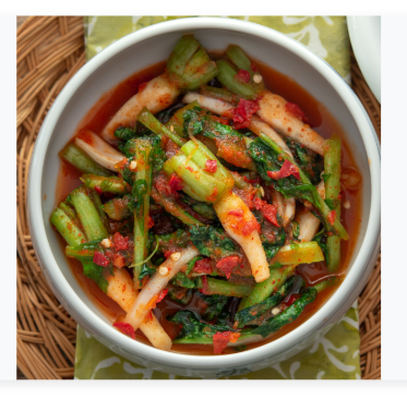 열무비빔국수