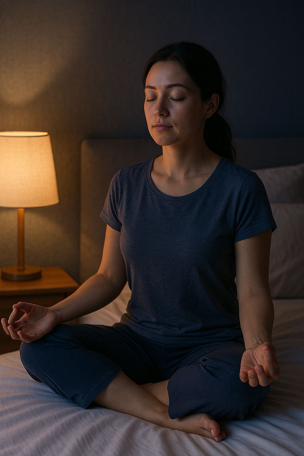 자기 전 10분 명상으로 피로 해소하는 다섯 가지 주요 사항 관련 사진