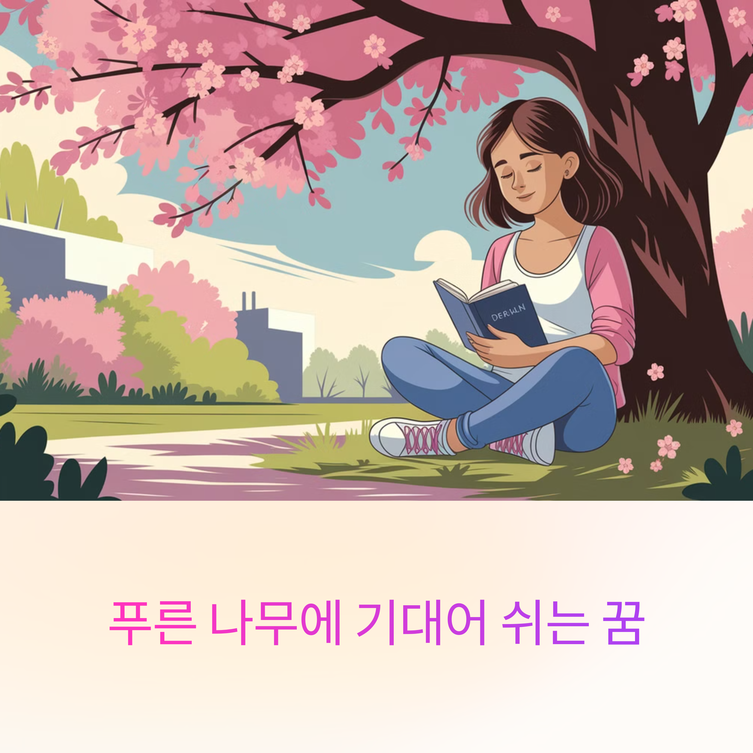 푸른 나무에 기대어 쉬는 꿈