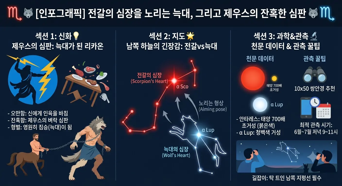 전갈의 심장을 노리는 늑대, 그리고 제우스의 심판
