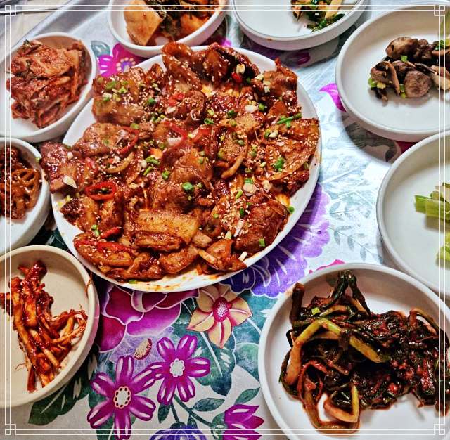전남 장성 맛집 돼지 주물럭