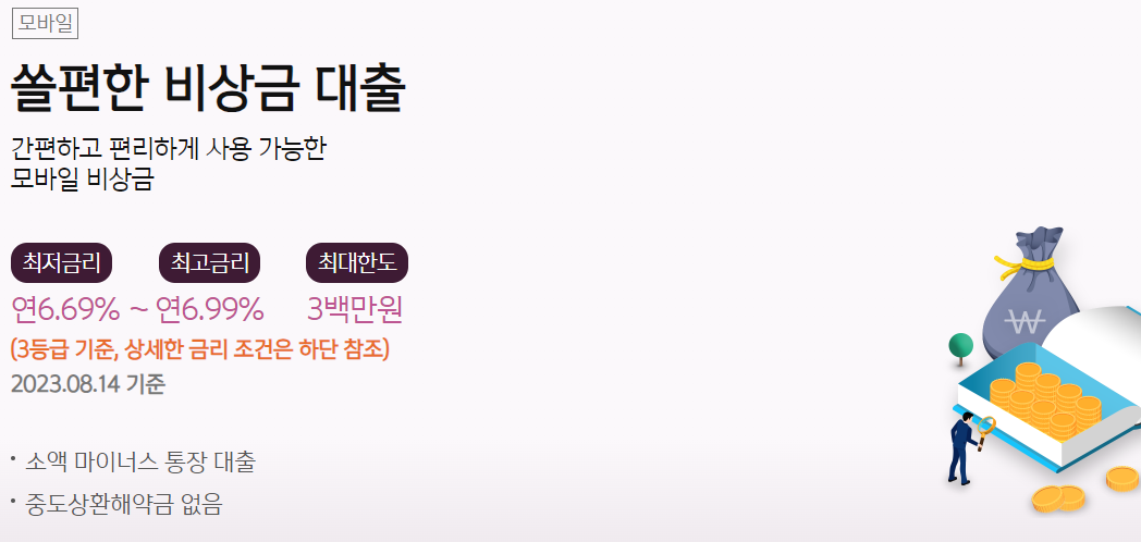 신한은행 비상금 대출