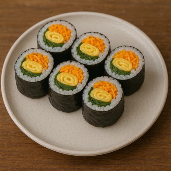 당근라페 먹는법 - 김밥으로 먹기