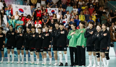 여자 핸드볼 경기