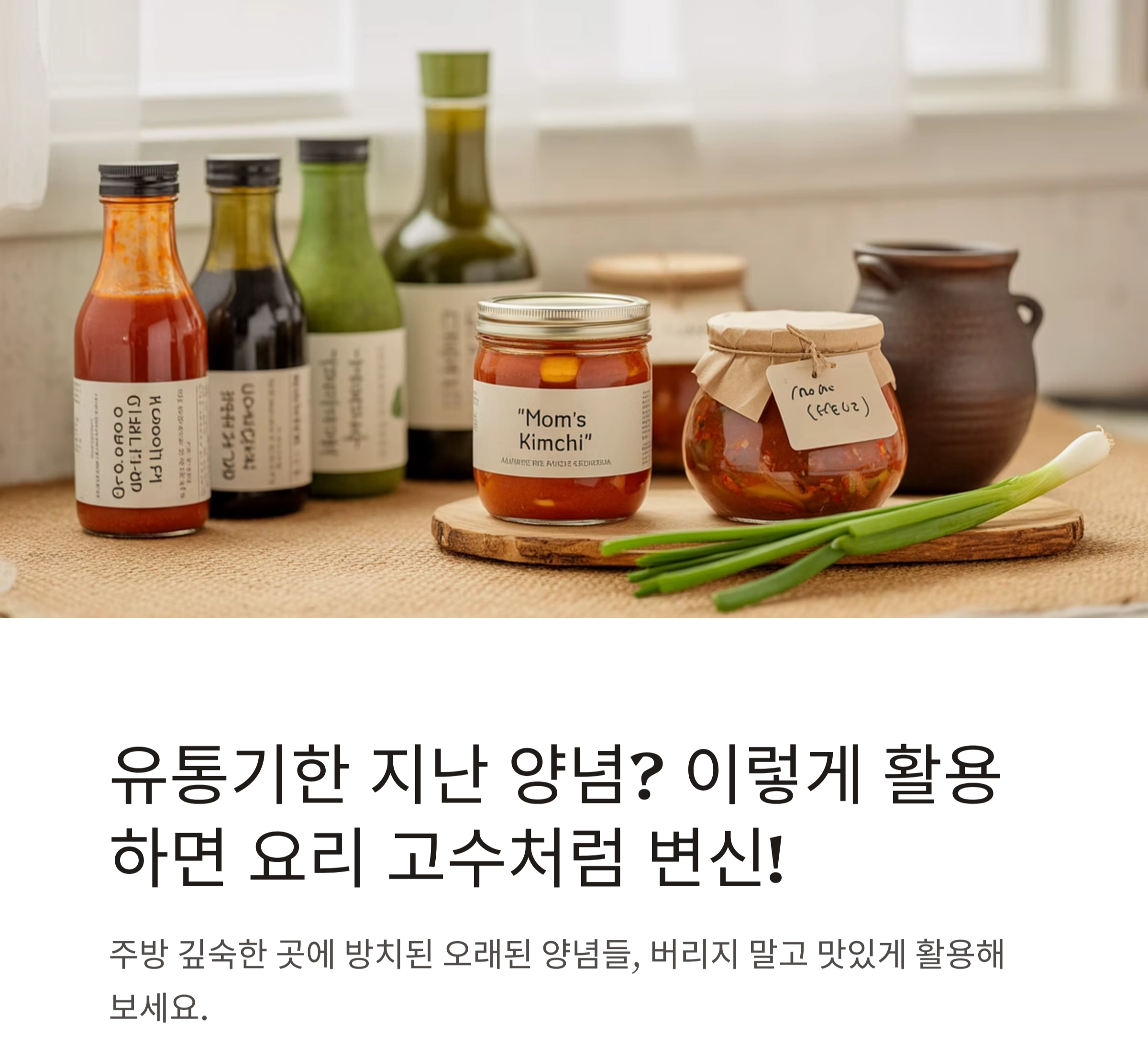 유통기한 지난 양념? 이렇게 활용하면 요리 고수처럼 변신!
