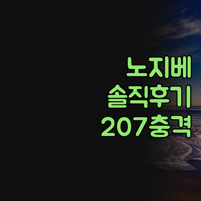 노지베 여행 숙소 홀리데이 비치 팜 ..