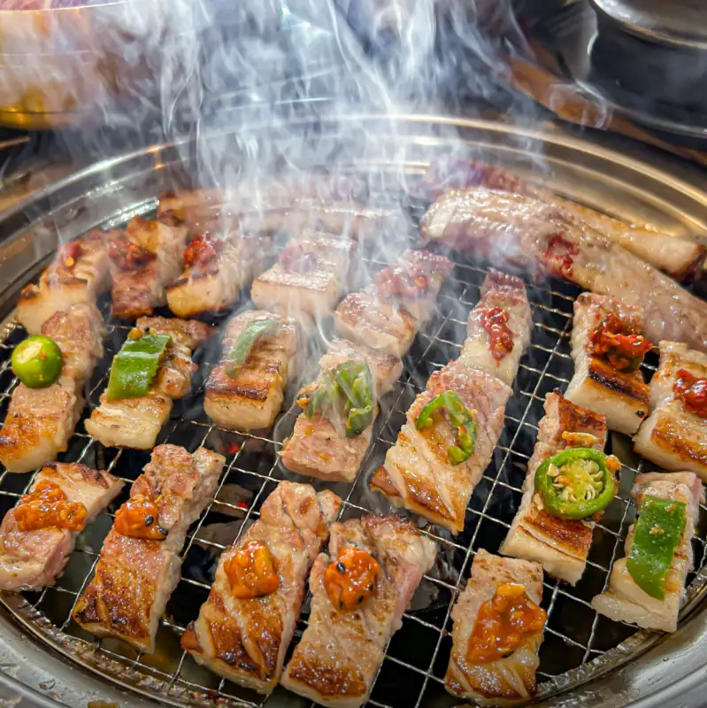 호천생갈비-삼겹살구이