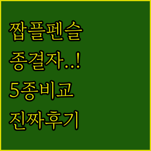 아이패드 짭플펜슬 추천 5종 성능 비..