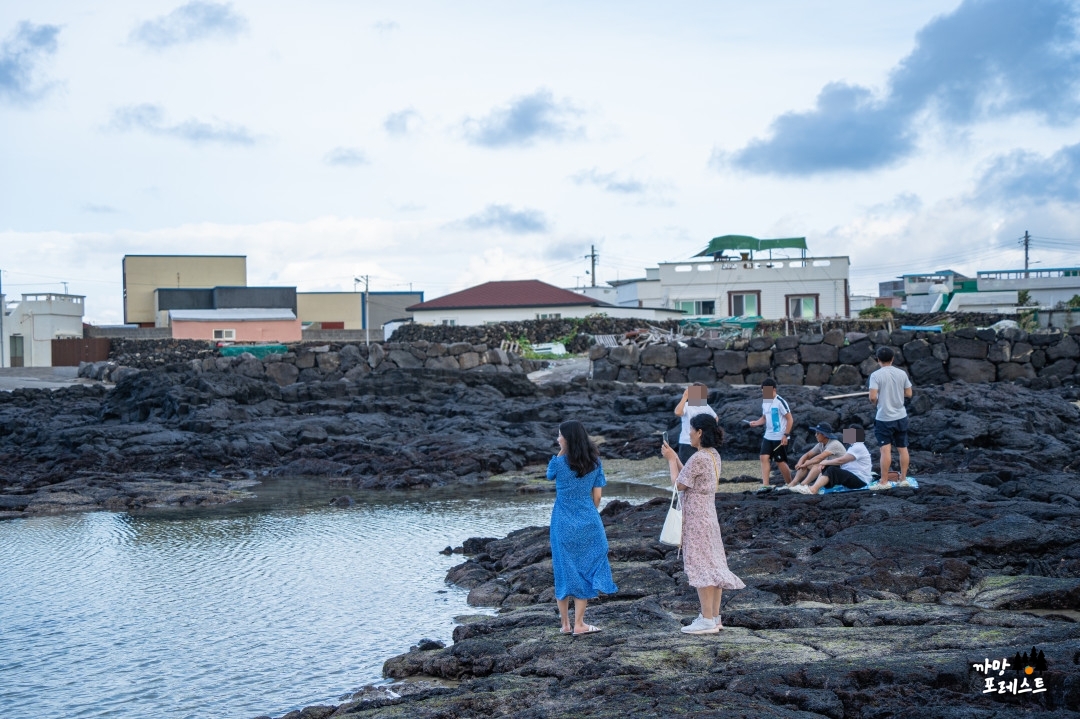 김녕 바닷길 포토존