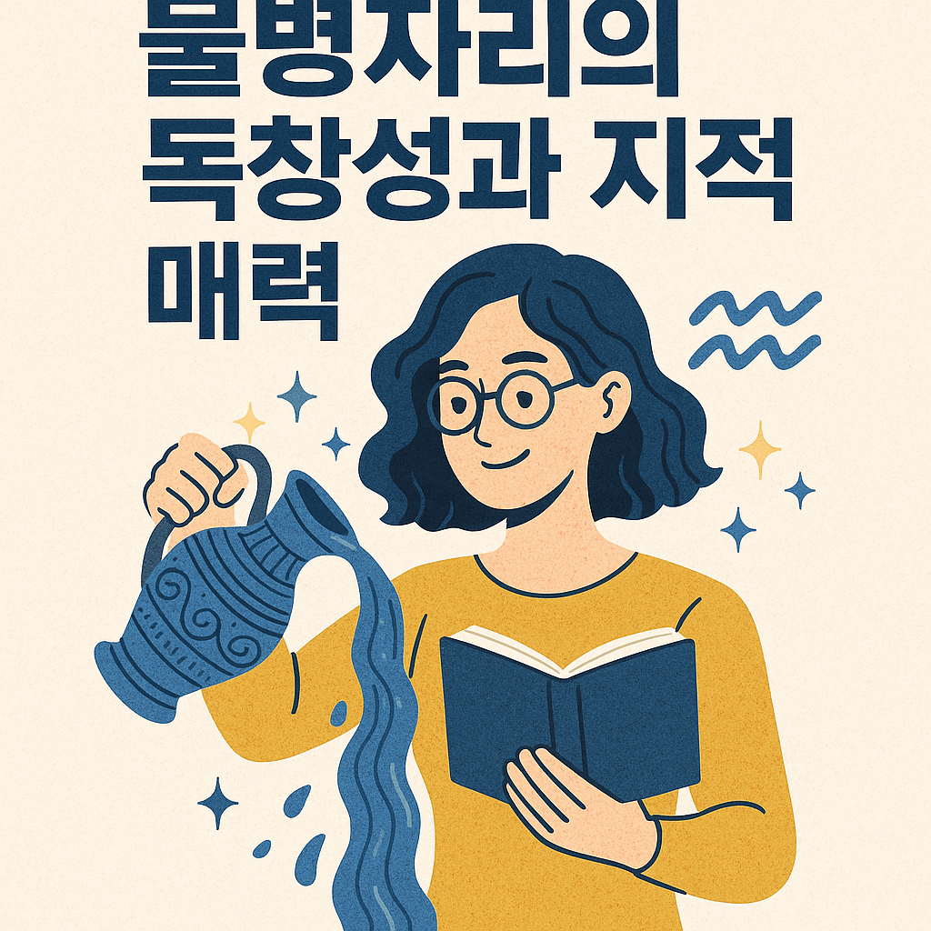 물병자리의 독창성과 지적 매력
