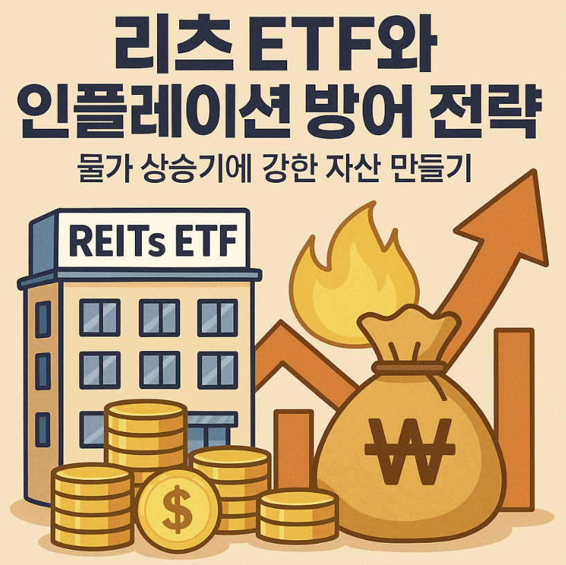 리츠ETF와 인플레이션 관련 이미지