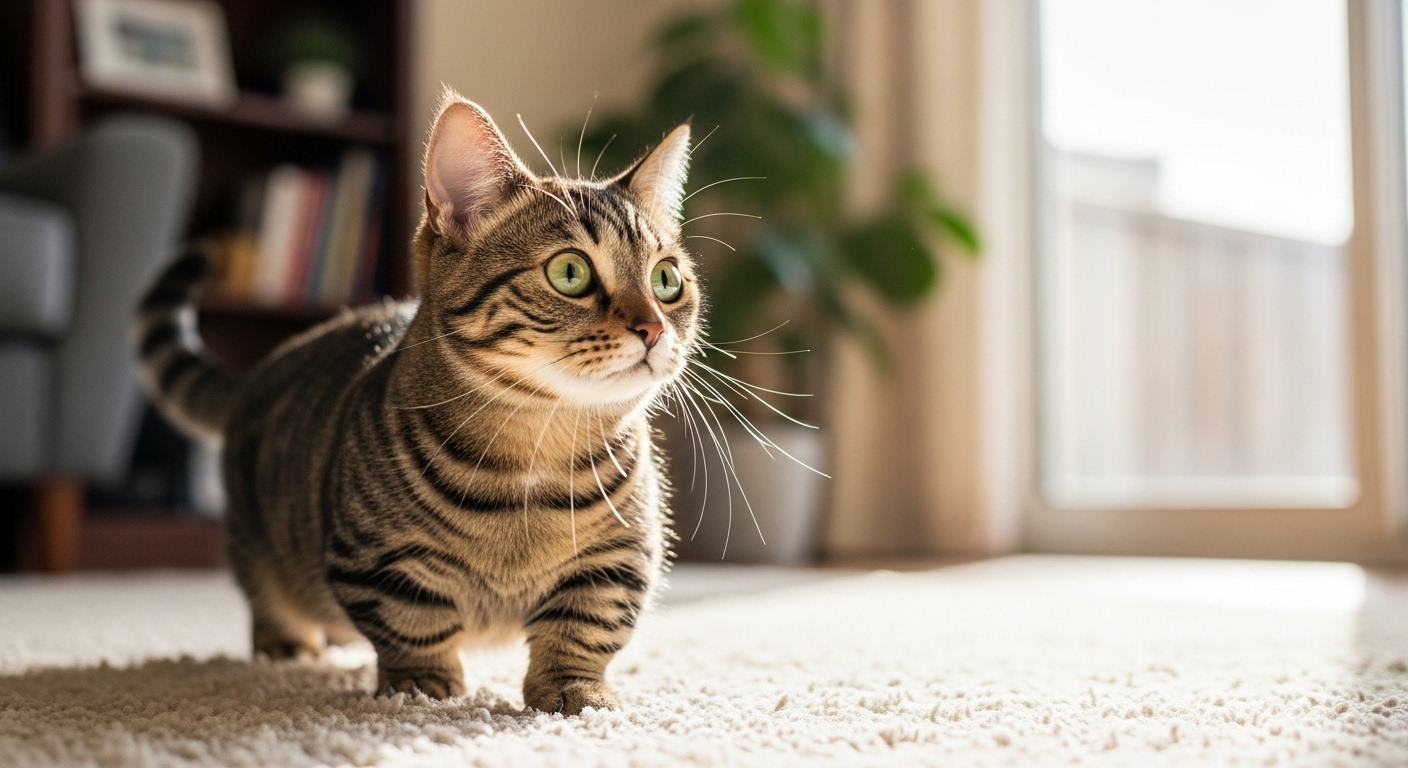 먼치킨 고양이 사진