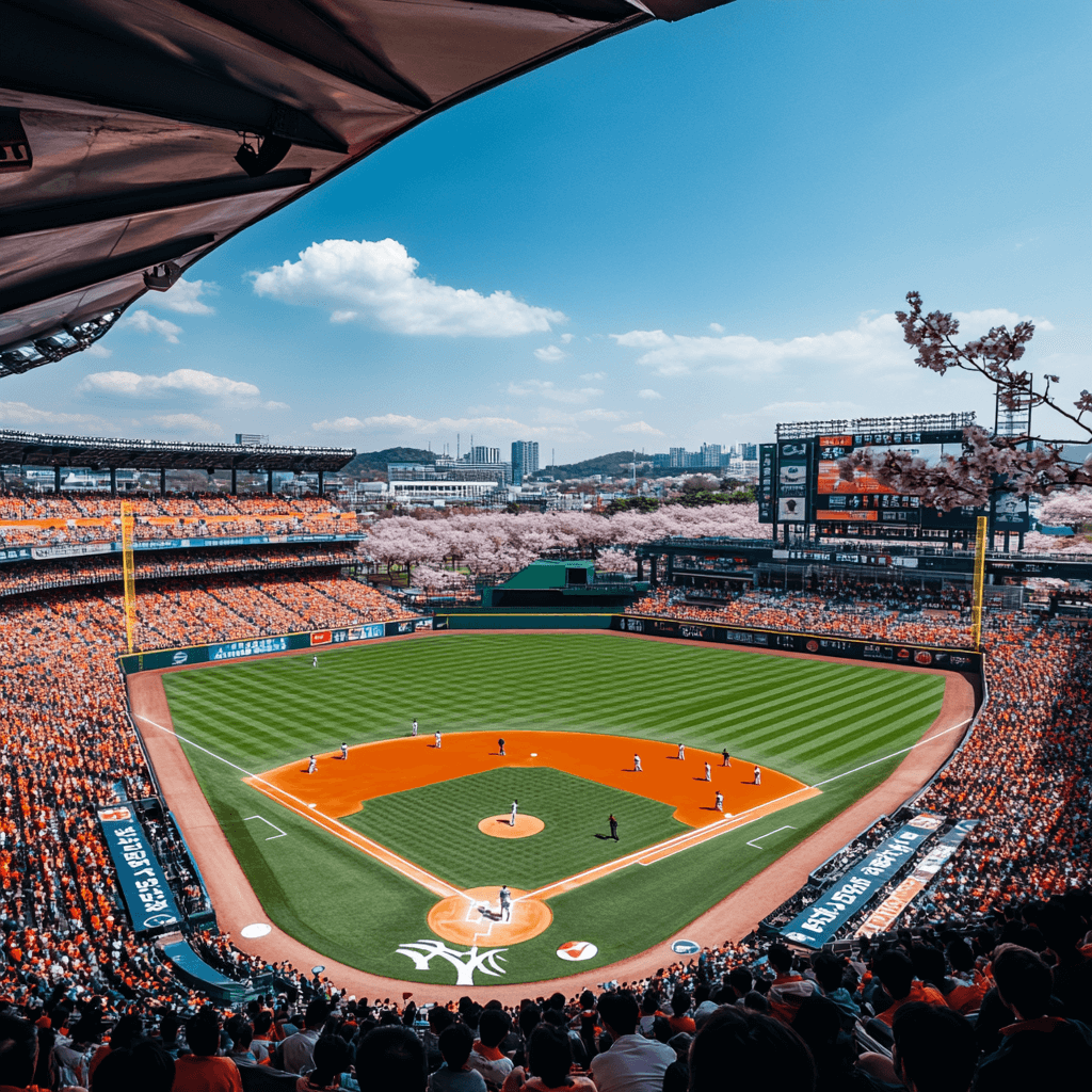 2025 프로야구 개막전 하루의 흐름을 시각적으로 담은 이미지