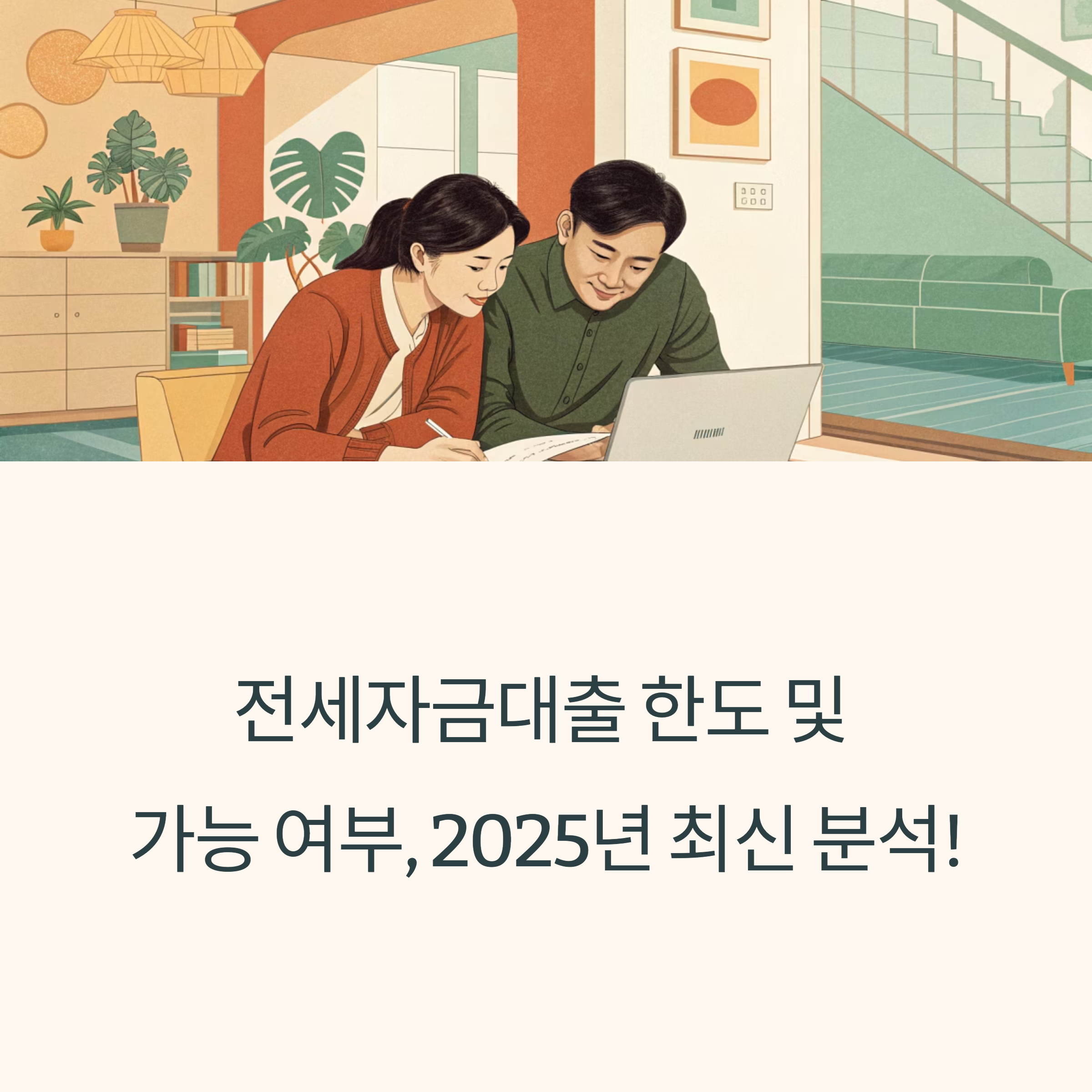 전세자금대출 한도 및 가능 여부, 2025년 최신 기준으로 꼼꼼히 분석! 본인에게 맞는 대출 한도와 신청 가능 여부, 지금 바로 확인해보세요!
