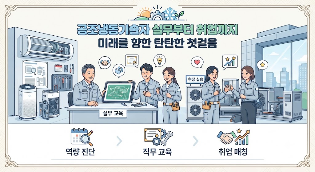 공조냉동기술자 청년희망배움터 청년교육