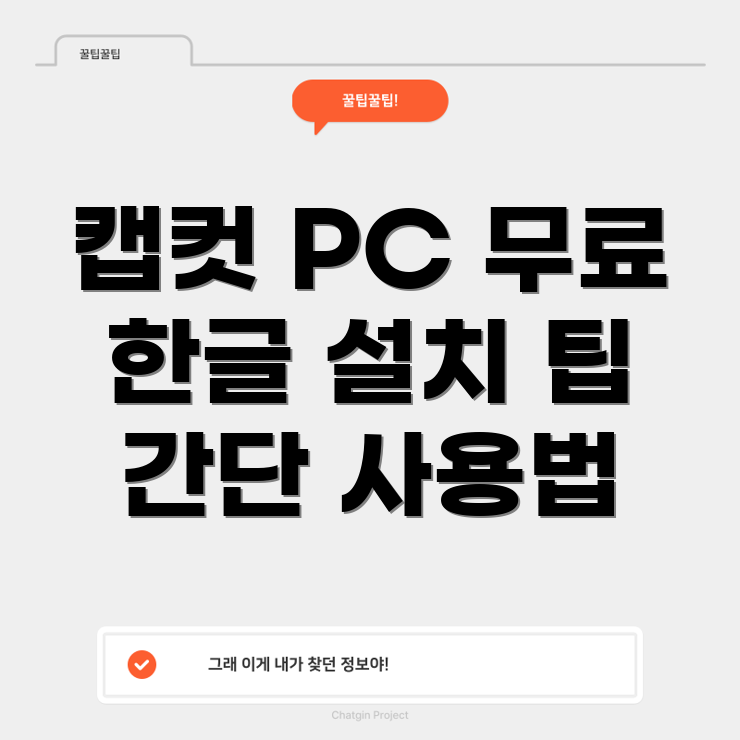 캡컷 PC 버전