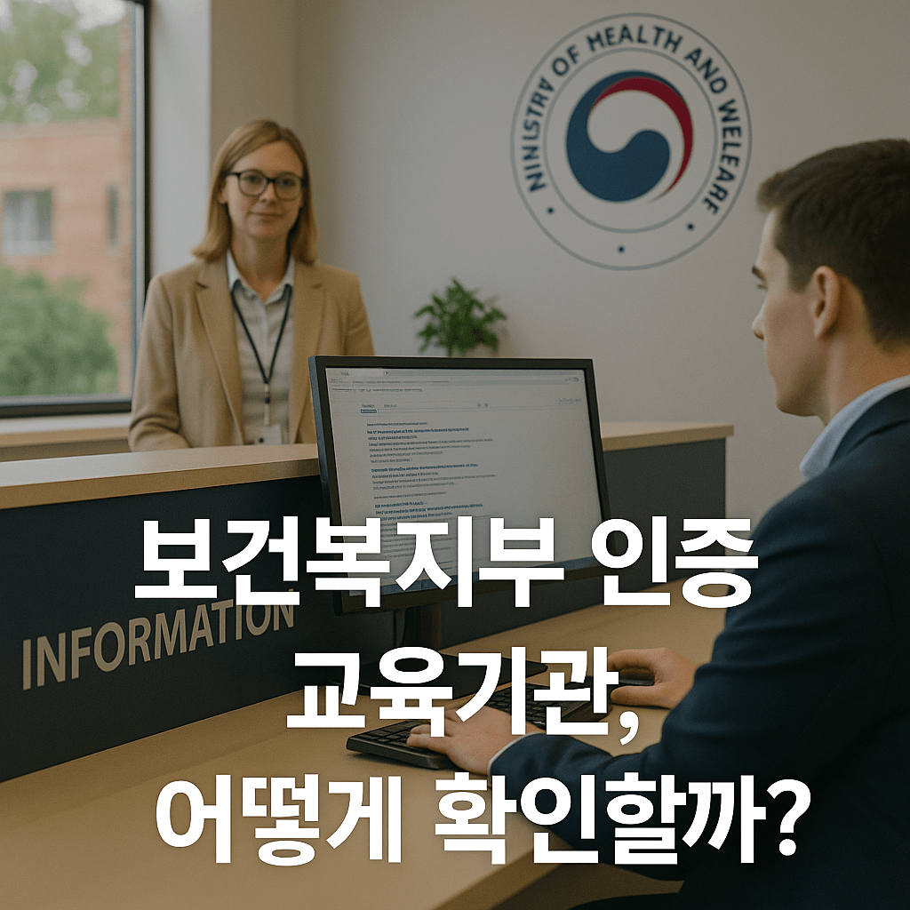 보복부 교육기관 확인방법