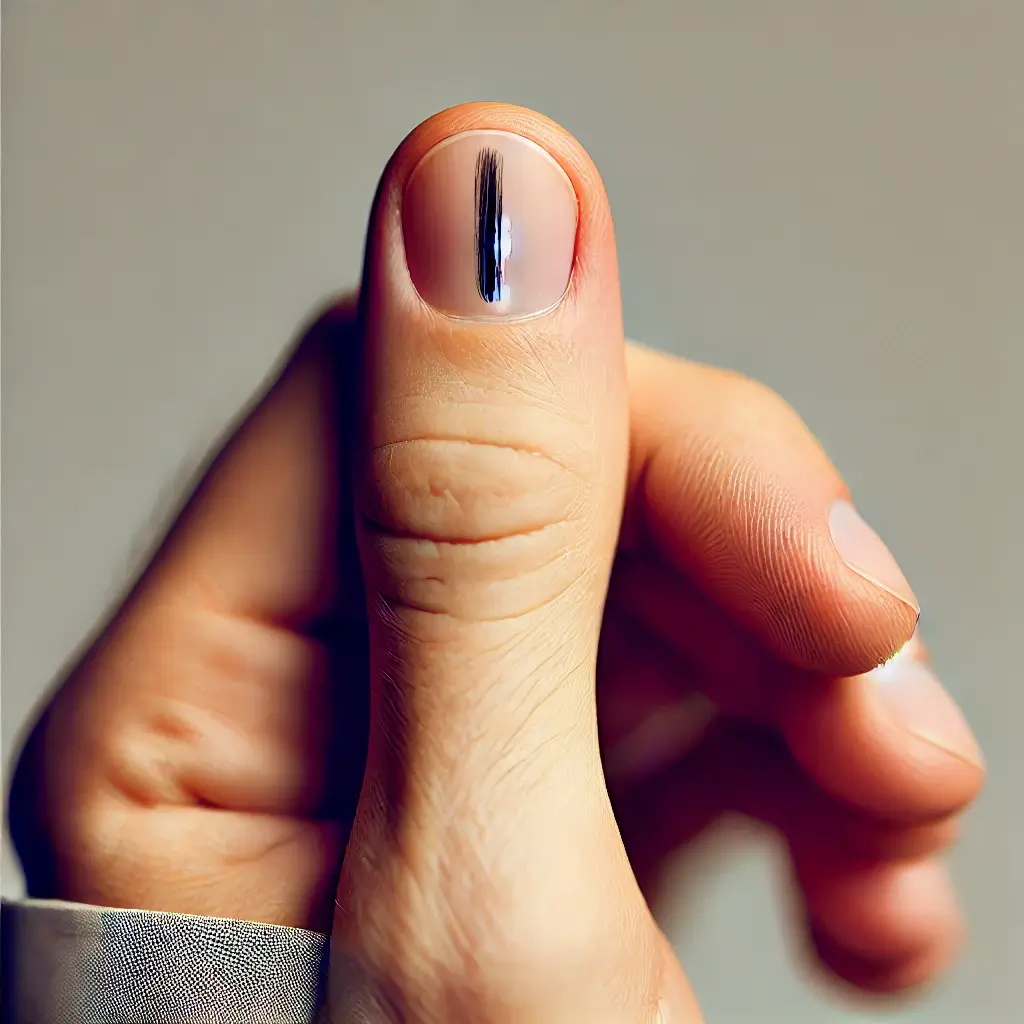손톱 검은 세로줄