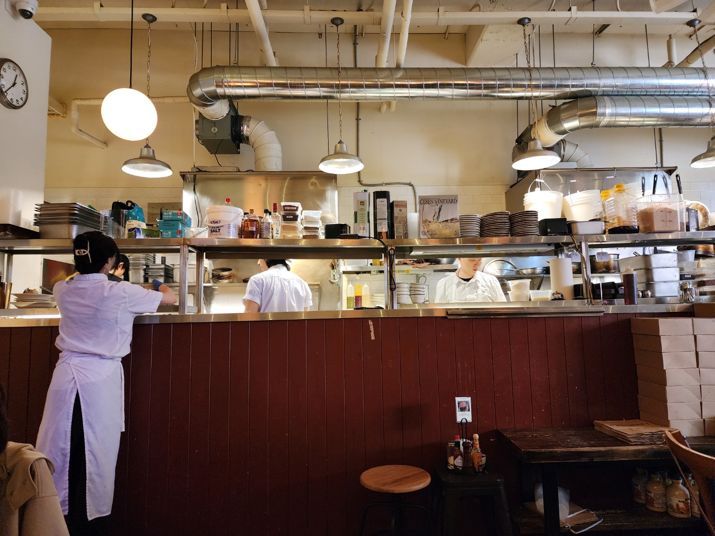 리스카페주방모습