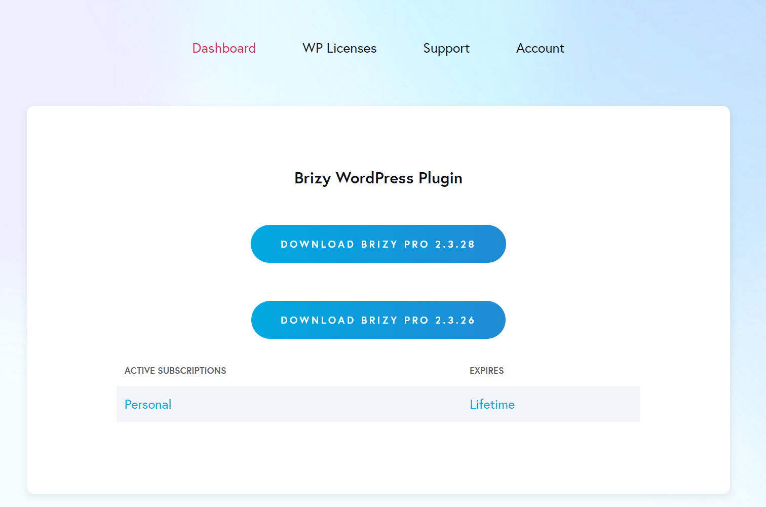 워드프레스 Brizy Pro 활성화 및 템플릿 설치하기