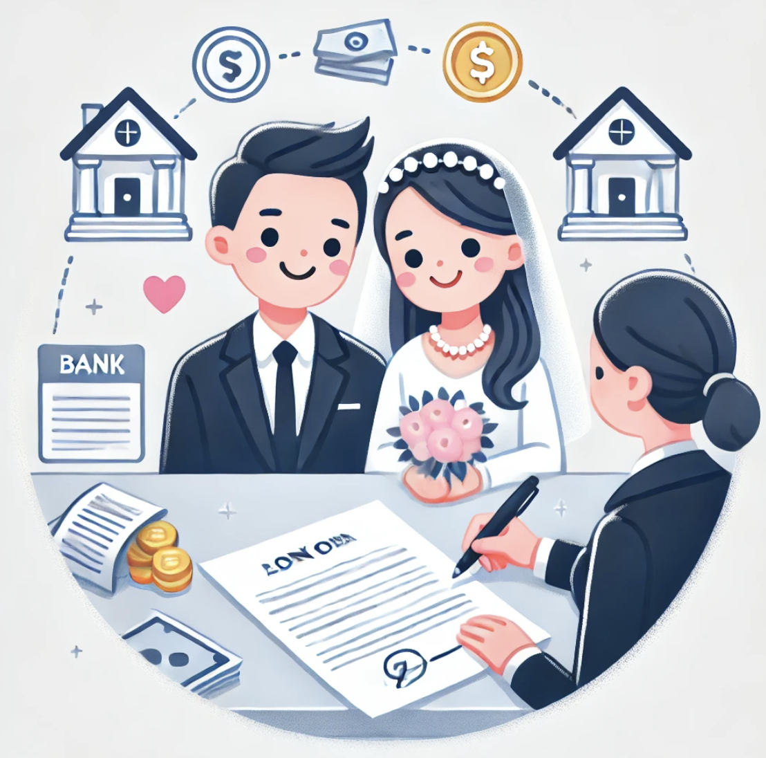 신혼부부 대출 관련 사진