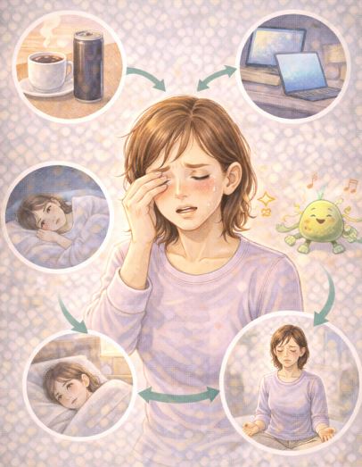 눈꺼풀이 떨리는 이유와 회복 방법