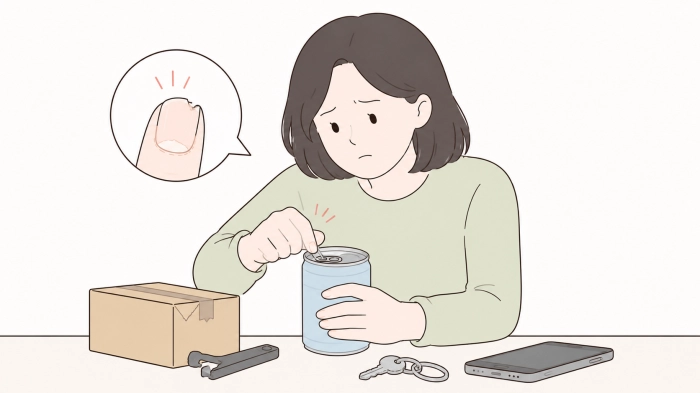 손톱이 잘 부러지는 이유