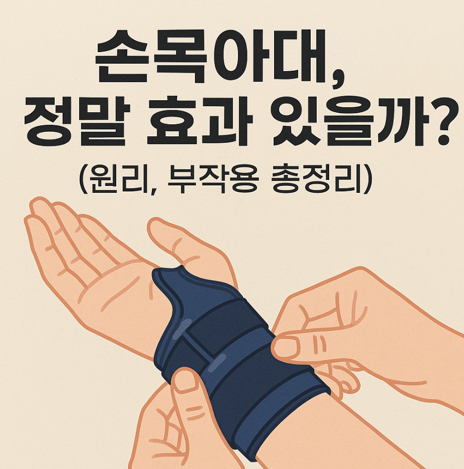 손목아대, 정말 효과 있을까? (원리, 부작용 총정리)