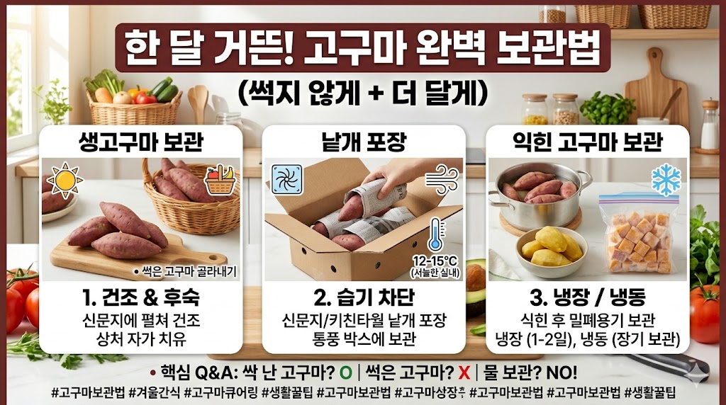 고구마 보관하는법
