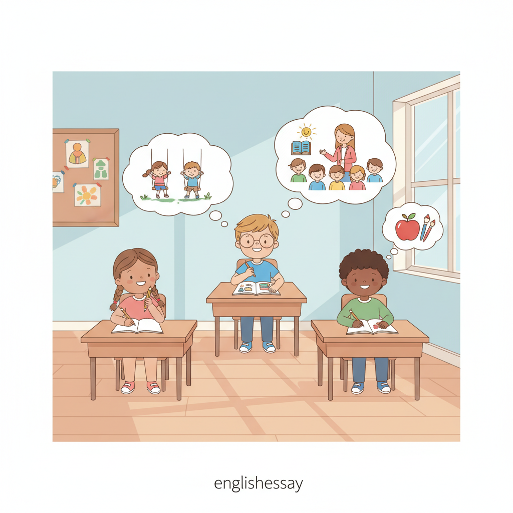 초등 저학년을 위한 영어 에세이 쓰기 가이드: My Favorite Day at School(나만의 즐거운 학교 이야기!)