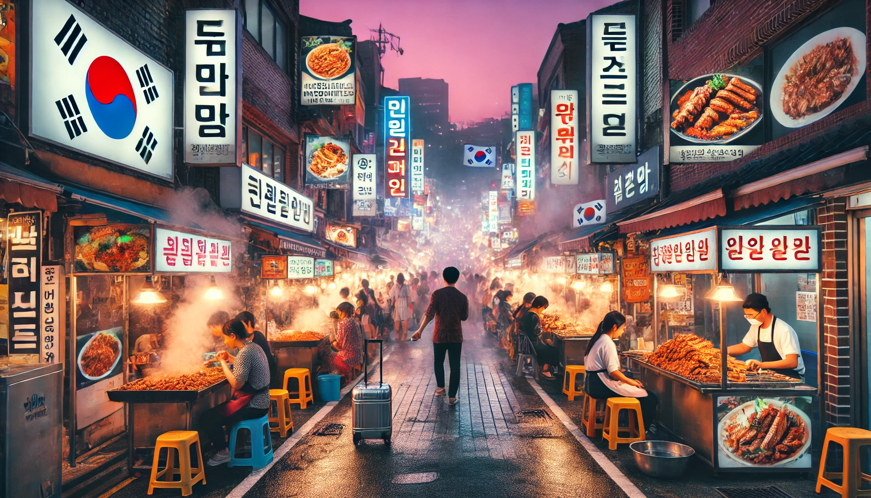 대구 맛집 거리 사진