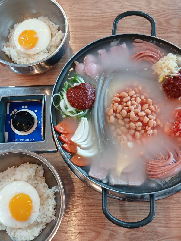의정부 부대찌개와 밥