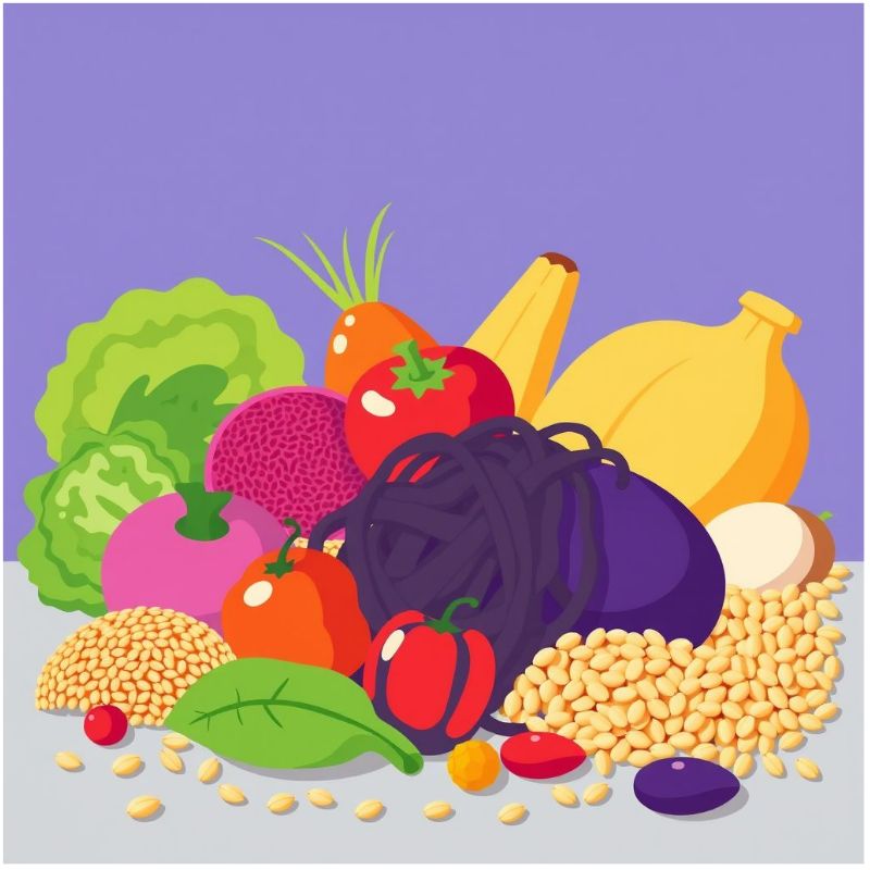 식이섬유 &ndash; 지방과 당분을 붙잡아 배출