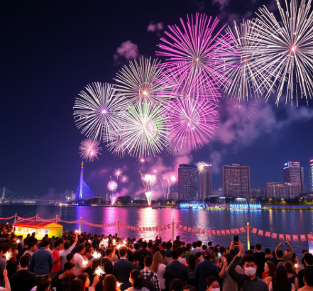 여의도불꽃축제그림