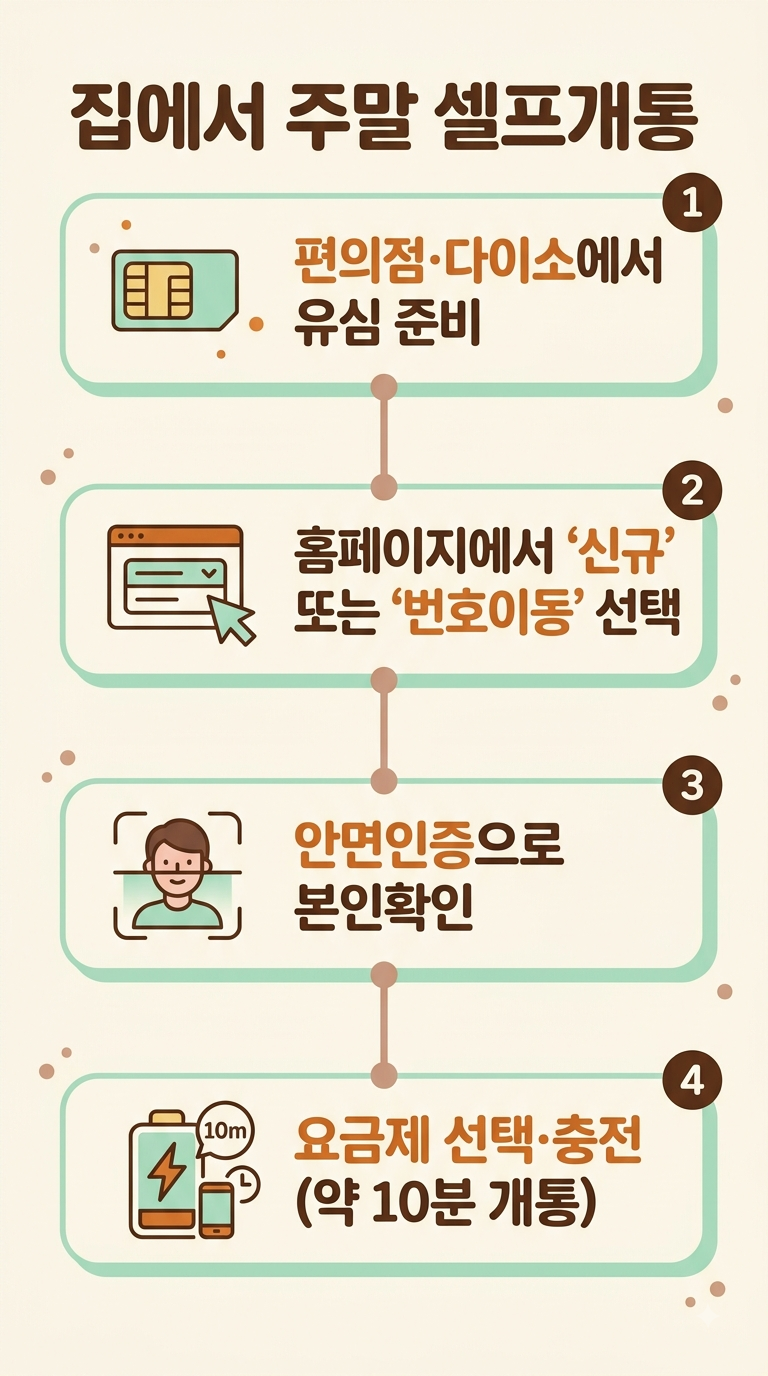 선불폰 주말 개통, 토요일 일요일에도 되나요? 개통 시간과 순서 정리