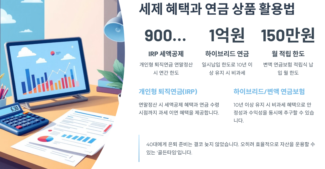 세제 혜택과 연금 상품 활용법