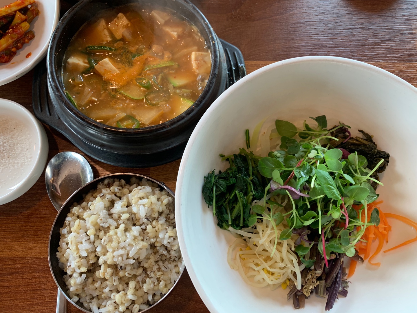 양평 하늘촌보리밥