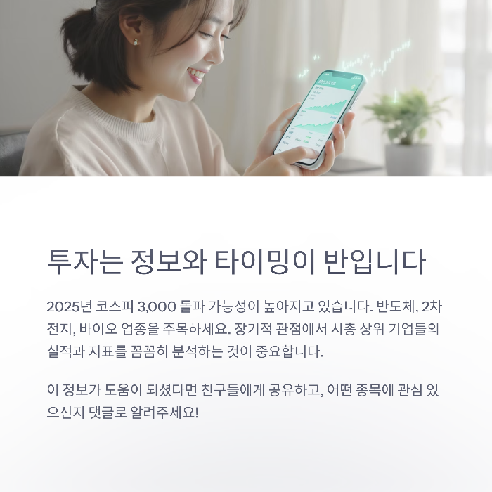 코스피 종목을 어떻게 분류하나요?